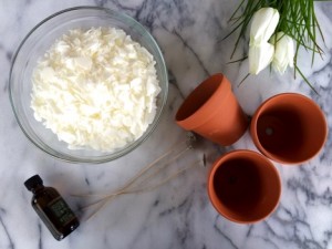 Mini Flower Pot Candles Recipe 2