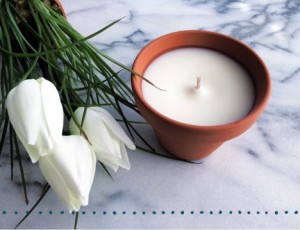 Mini Flower Pot Candles Recipe 8