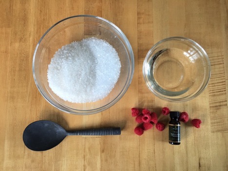 Raspberry Sorbet Salt Scrub Recipe 2