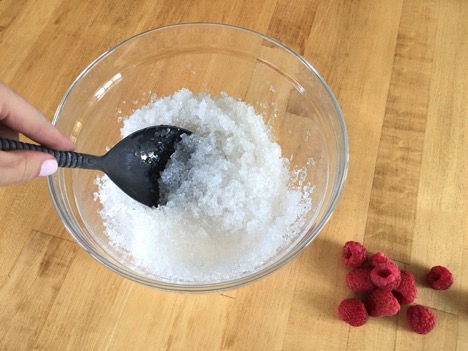 Raspberry Sorbet Salt Scrub Recipe 6