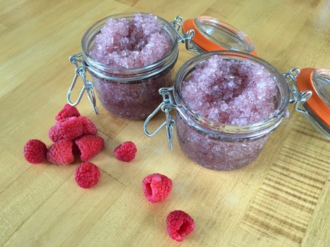 Raspberry Sorbet Salt Scrub Recipe 8