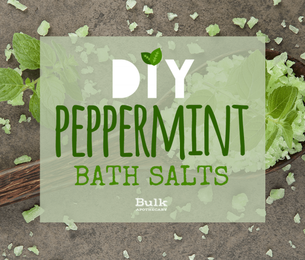 DIY Peppermint Bath Salts Bulk Apothecary Blog