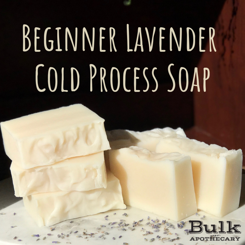 Beginner Cold Process Soap Recipe (How to Make Lye Soap)