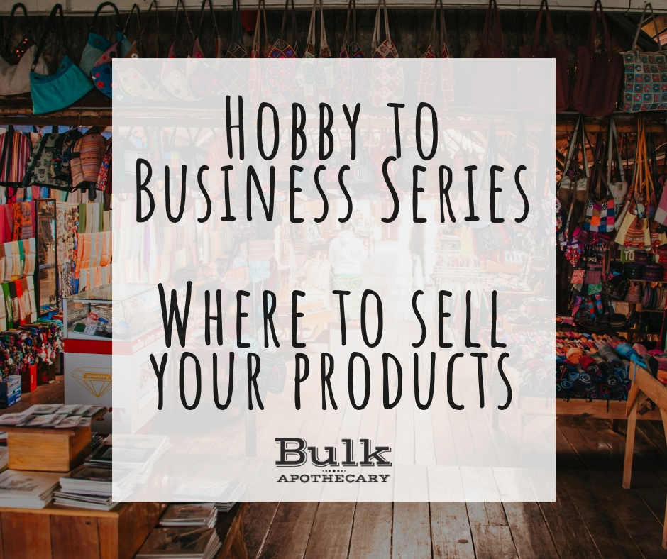 Hobby to Business Series: Craft Show Season