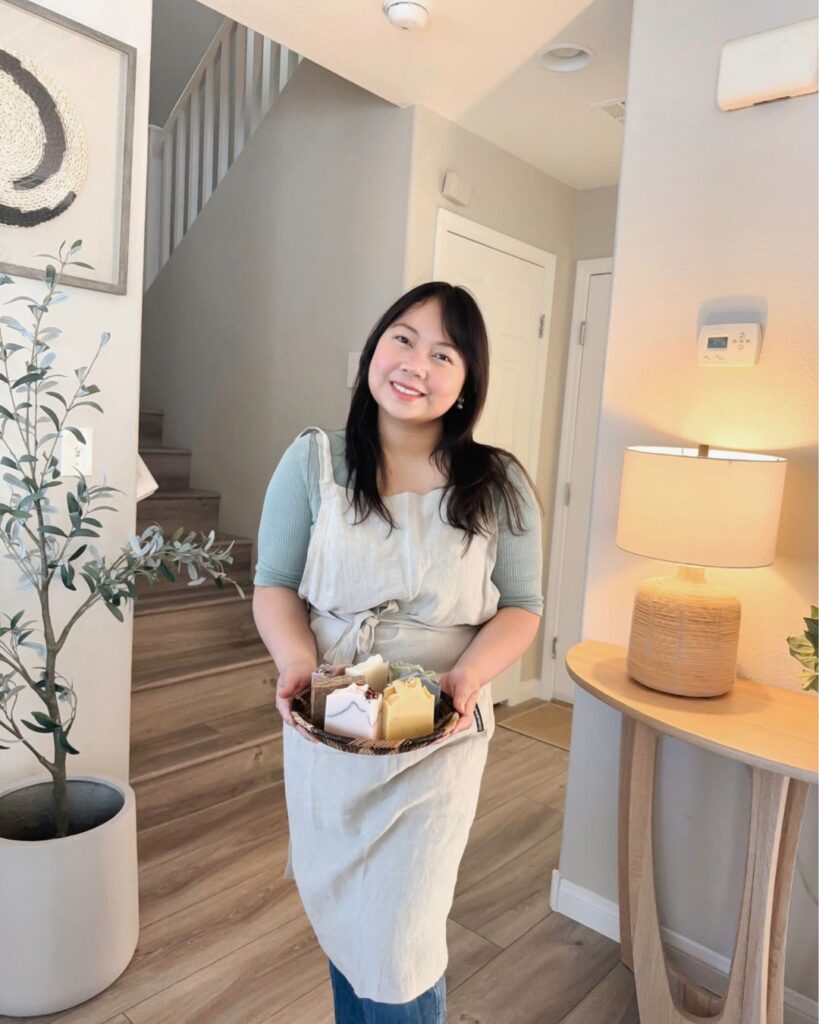 handmade soap business owner