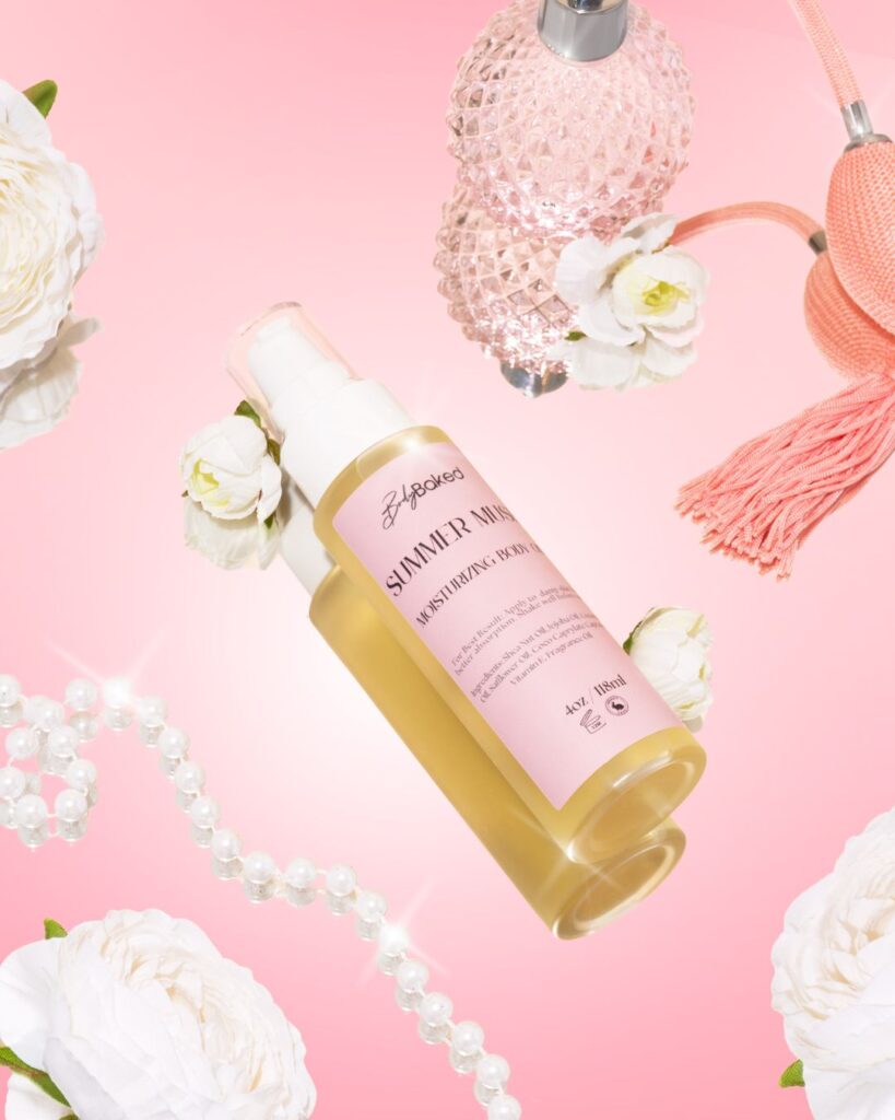 body oil and body care products