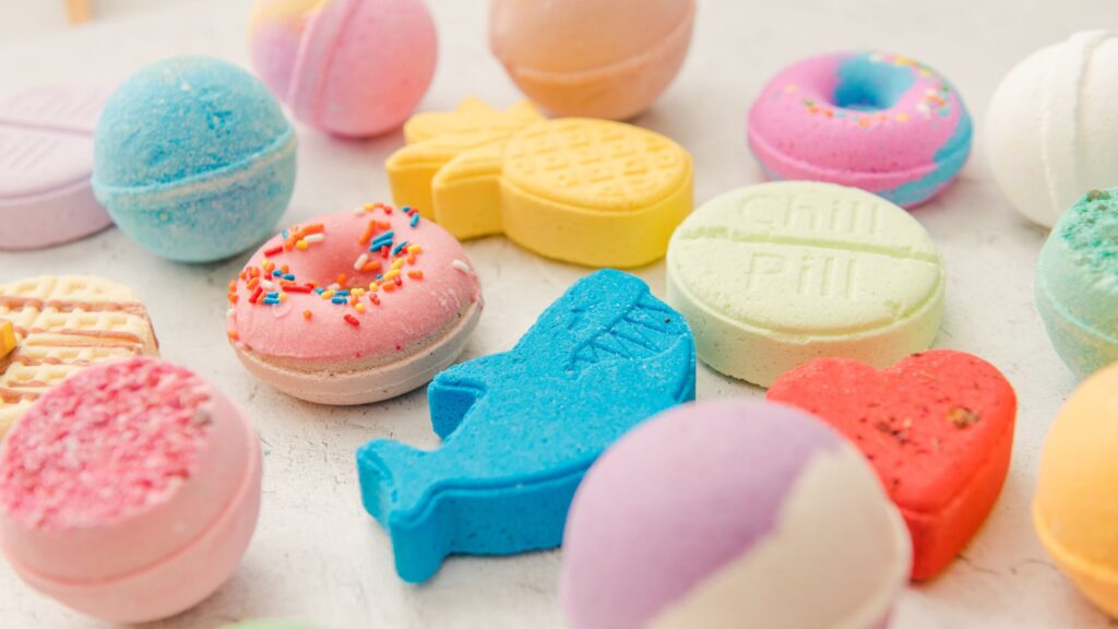 Kid Friendly Bath Bomb Stocking Stuffers
