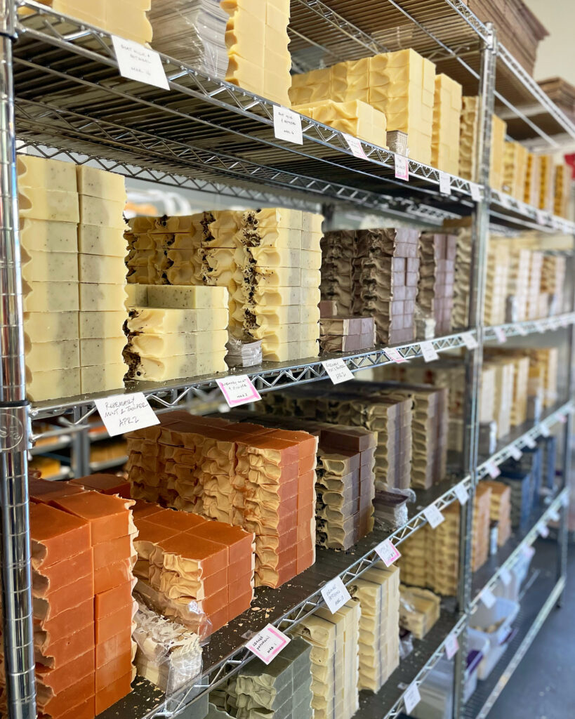 Handmade cold process soap bars from Minimalist Soapmaking